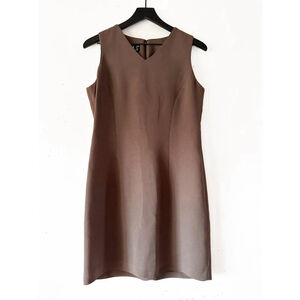 Vintage INC International Concepts Brown Sheath Dress Size 10